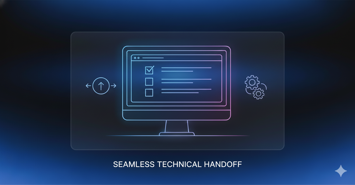 Seamless Technical Handoff illustration