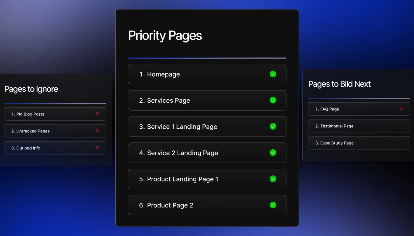 Conversion-First Architecture illustration